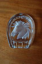 ASBAK PAARD hoefijzermodel – Sèvres France – kristal, Ophalen of Verzenden