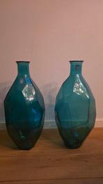 Twee blauwe Coco Maison vazen - Nieuwstaat!, Ophalen