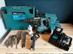 Grote makita 18v boorhamer set incl accu’s, lader en extra’s, Doe-het-zelf en Verbouw, Gereedschap | Boormachines, Ophalen of Verzenden