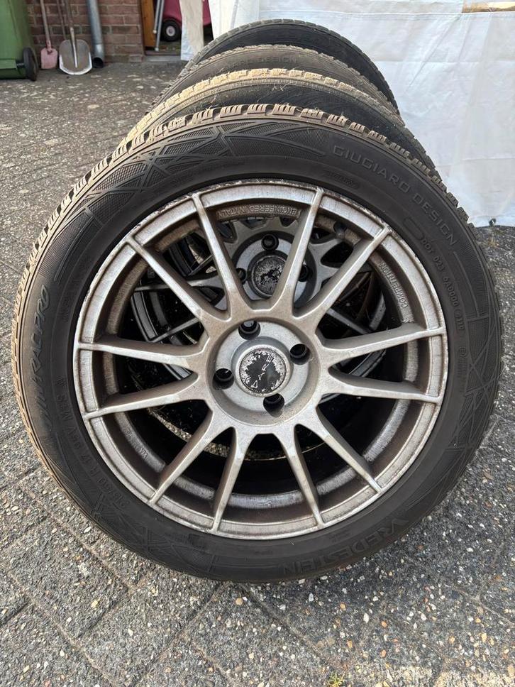 Winterbanden met Velg 215/50 R17, Auto diversen, Auto-accessoires, Gebruikt, Ophalen