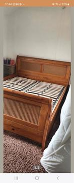 Verstelbare Lattenbodems Boss Flex 80 x 200cm, Ophalen, Gebruikt, Tweepersoons, Sleebed