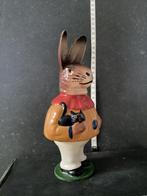 Prachtige nostalgische paashaas Candy  container met poes, Antiek en Kunst, Ophalen of Verzenden