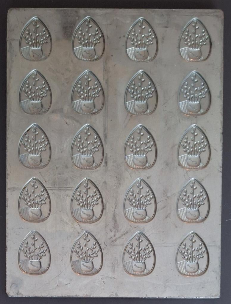 Chocolademal / chocoladevorm - Droste - Wilgenkatjes - 05, Antiek en Kunst, Antiek | Keukenbenodigdheden, Ophalen of Verzenden