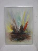 Abstract olieverf op doek Roy Pierce