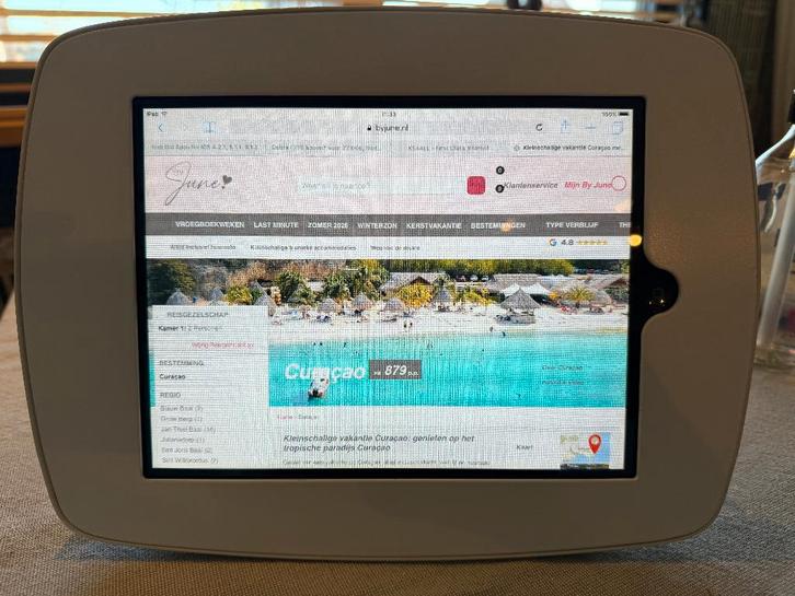 Bouncepad iPad display – toonbank/kassa – incl. iPad 2, Computers en Software, Apple iPads, Zo goed als nieuw, Apple iPad, Wi-Fi