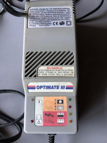 Optimate III, acculader, druppellader beschikbaar voor biedingen