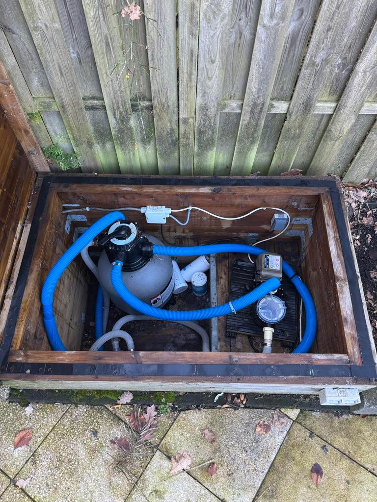 Zwembadpomp zandfilter, Tuin en Terras, Zwembaden, Ophalen, Gebruikt, Minder dan 80 cm, Rond