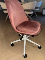 Velvet bureaustoel Senja - Leen Bakker, Huis en Inrichting, Ophalen of Verzenden, Zo goed als nieuw, Zwart