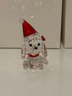 Swarovski kerst poedel, Verzamelen, Swarovski, Ophalen of Verzenden, Zo goed als nieuw, Figuurtje