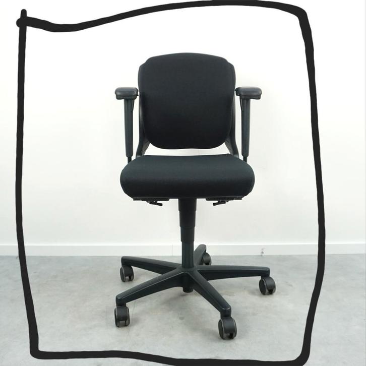 Ahrend 230 Ergonomische Bureaustoel, Huis en Inrichting, Bureaustoelen, Gebruikt, Bureaustoel, Zwart, Ergonomisch, Ophalen