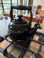 Le Creuset Fluitketel Zwart, Huis en Inrichting, Keuken | Keukenbenodigdheden, Ophalen, Gebruikt