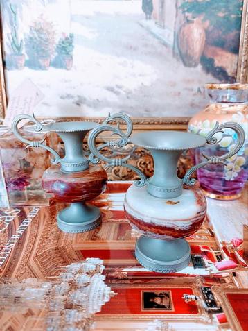 Miniatuur Vaas Onyx Tin beschikbaar voor biedingen