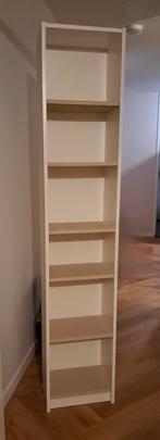 Smalle witte Ikea Billy boekenkast, Huis en Inrichting, Ophalen, Met plank(en), Minder dan 50 cm, Gebruikt