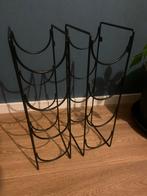 2x metalen Ikea wijnrek (totaal 8 flessen), Huis en Inrichting, Ophalen of Verzenden, Zo goed als nieuw, Metaal, 5 tot 15 flessen
