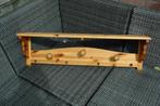 Houten kapstok grenen vintage, Wandkapstok, Ophalen of Verzenden, Zo goed als nieuw, Minder dan 100 cm