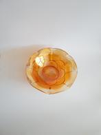 Vintage servies gekleurd oud glas carnaval, Ophalen of Verzenden