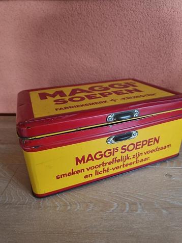 Vintage Maggi Soepen Blik beschikbaar voor biedingen