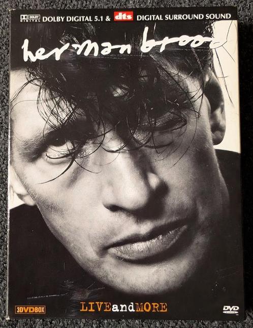 DVD Herman Brood - Live and more (box), Cd's en Dvd's, Dvd's | Muziek en Concerten, Gebruikt, Muziek en Concerten, Alle leeftijden