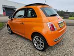 Fiat 500 0.9 TwinAir Lounge PANORAMA/leer, Auto's, Voorwielaandrijving, Euro 5, 86 pk, Gebruikt