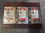 4TB/3TB Western Digital RED schijven (3 stuks), Computers en Software, Harde schijven, Intern, Desktop, SATA, HDD