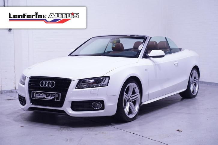 Audi A5 Cabriolet 3.0 TDI V6 240 pk Quattro Aut. S-Line Cogn, Auto's, Audi, Bedrijf, Te koop, A5, 4x4, ABS, Achteruitrijcamera