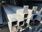Kokerprofielen 80x80x5mm | Lengte: 5000 mm, + schoorplaten, Ophalen of Verzenden, Gebruikt, IJzer