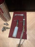 Quooker Chrome Vierkant met Zeepdispenser & 7L Boiler, Minder dan 50 cm, Ophalen of Verzenden, Zo goed als nieuw, Minder dan 25 cm