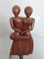 Houten Beeld van een Omhelzing, Ophalen of Verzenden