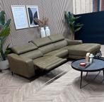 ZGAN Hoekbank met Elektrische Lounge - Groen - 265 x 165, Huis en Inrichting, Ophalen, 250 tot 300 cm, -, Hoekbank