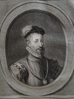 gravure Robert Dudlei, Leicester Zutphen 1752 J Houbraken, Antiek en Kunst, Verzenden