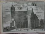 1720 Sint-Pieterskerk in Middelburg - Zeeland, Antiek en Kunst, Kunst | Etsen en Gravures, Ophalen of Verzenden