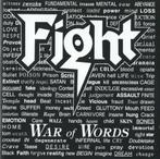 Fight - War Of Words (Epic 47457 2) uit 1993 €10,- IZGS, Ophalen of Verzenden, Zo goed als nieuw
