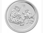 Zilveren munt year of the monkey 2016, Ophalen of Verzenden, Zilver