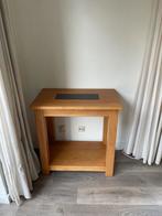 Wandtafel mat gelakt massief hout, Huis en Inrichting, Tafels | Sidetables, Gebruikt, 50 tot 100 cm, Ophalen of Verzenden, 25 tot 50 cm