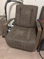 Twee antraciet stoelen te koop, Huis en Inrichting, Fauteuils, Minder dan 75 cm, Ophalen of Verzenden, Zo goed als nieuw, Stof