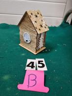 houten kerst huisje met hert [b45], Diversen, Kerst, Ophalen of Verzenden