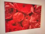 Canvas pioenrozen 1,43m x 0,96m, Antiek en Kunst, Ophalen