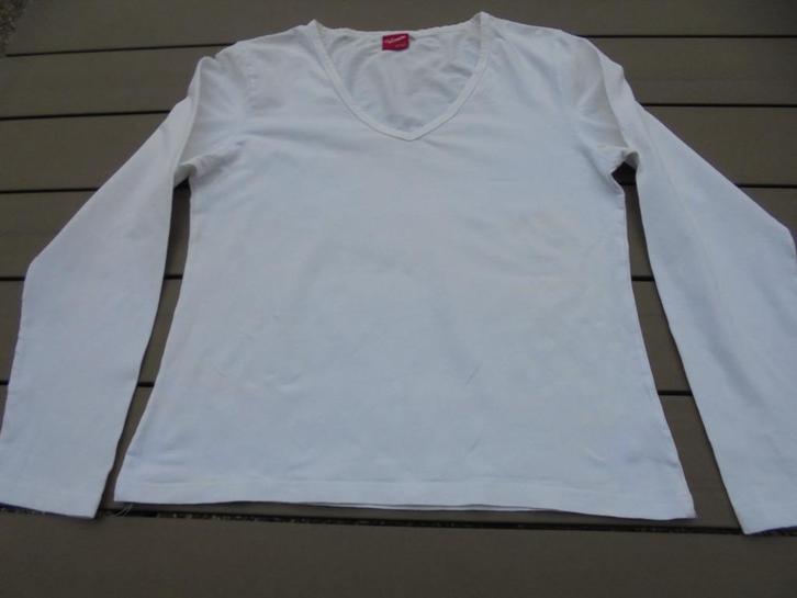 Beige shirt WOMAN STAX, Kleding | Dames, T-shirts, Gedragen, Maat 38/40 (M), Beige, Lange mouw, Ophalen of Verzenden