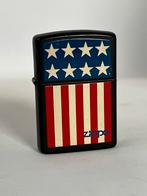 Zippo Old Glory Flag Matte Aansteker, Verzamelen, Rookartikelen, Aanstekers en Luciferdoosjes, Verzenden, Zo goed als nieuw, Aansteker