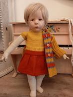 Vintage wollen poppenkleertjes 3 delig set. jaren 50, Verzenden, Zo goed als nieuw, Kleertjes