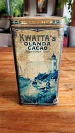 Oude Kwatta's Cacao Blik, Ophalen of Verzenden