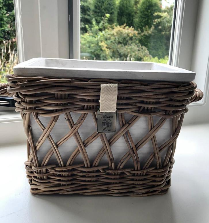 Originele Rivièra Maison bloembakken (4 stuks), Huis en Inrichting, Woonaccessoires | Overige, Zo goed als nieuw, Ophalen