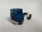 model Scammel Tractor vrachtwagen, blauw, Matchbox 1/50, Hobby en Vrije tijd, Modelauto's | 1:50, Ophalen of Verzenden, Gebruikt