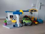 Playmobil tankstation met twee auto's en meer, Kinderen en Baby's, Speelgoed | Playmobil, Ophalen, Zo goed als nieuw