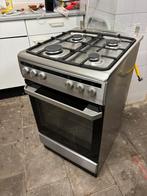 Smalle RVS Fornuis Inventum - Werkt Goed - Schoon, Ophalen, Gebruikt, Minder dan 85 cm, 4 kookzones