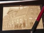Fotokaart Cafe stationskoffiehuis Broekheurne Enschede, Verzamelen, Ansichtkaarten | Nederland, Ophalen of Verzenden, Voor 1920
