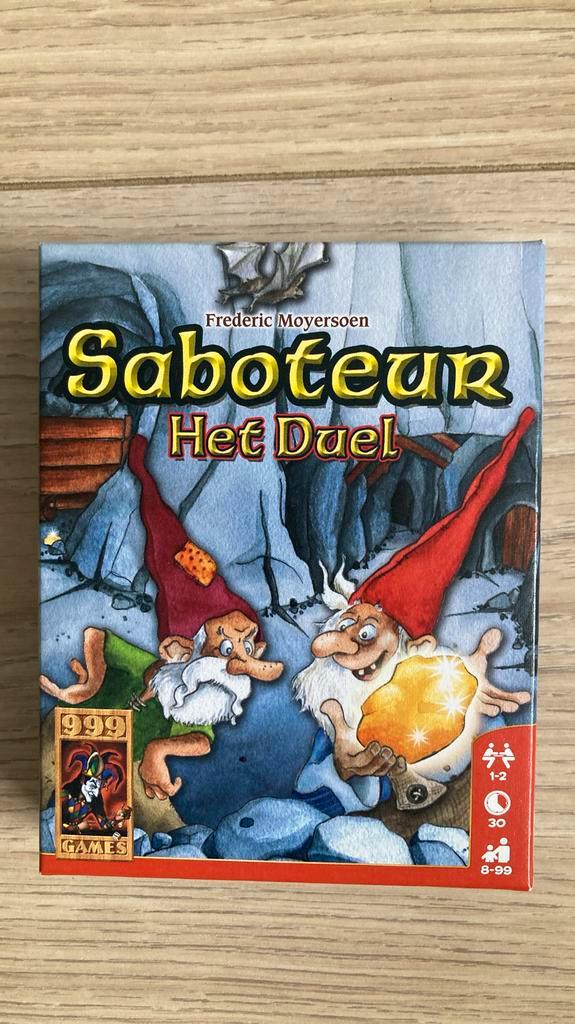 Saboteur (het duel) Kaartspel 999-games, Hobby en Vrije tijd, Gezelschapsspellen | Kaartspellen, Zo goed als nieuw, Een of twee spelers