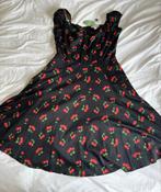 Collectif Cherry Jurk 3XL, Verzenden, Zwart, Maat 46/48 (XL) of groter, Nieuw