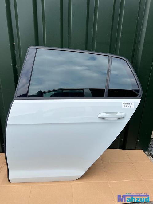VW GOLF 7 7.5 HATCHBACK Wit links achter deur portier 2012-2, Auto-onderdelen, Carrosserie en Plaatwerk, Deur, Volkswagen, Gebruikt
