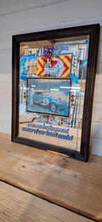 Rolls Royce (RR) vintage / antieke spiegel met opdruk, Minder dan 100 cm, Minder dan 50 cm, Rechthoekig, Ophalen of Verzenden